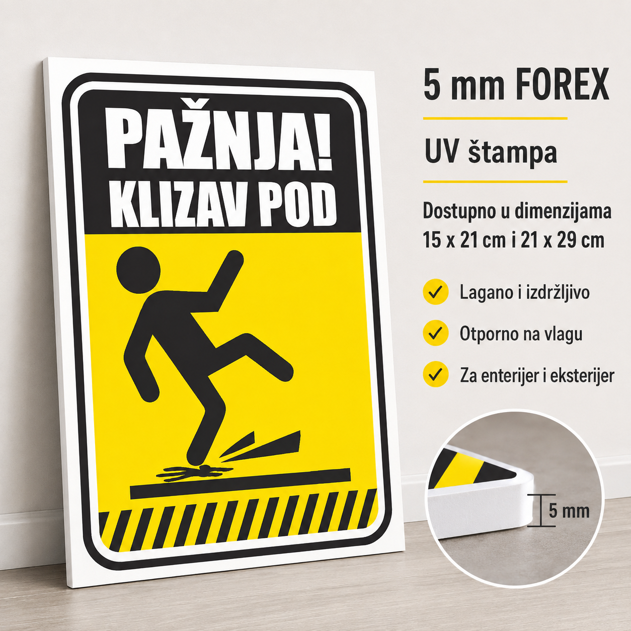 PAŽNJA! Klizav pod